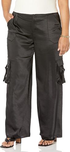 The Drop Women's Jessenia Shine Cargo Pants in Saudi Arabia