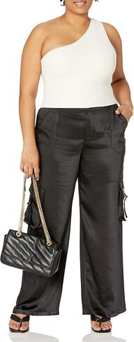 The Drop Women's Jessenia Shine Cargo Pants in Saudi Arabia