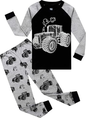 KikizYe Little Boys Long sleeve Pajamas Kids jammies Child Pjs in Kuwait
