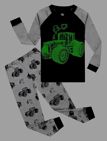 KikizYe Little Boys Long sleeve Pajamas Kids jammies Child Pjs in Kuwait