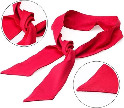 Beelittle Captain Pirate Costume Accessories Set Red Headband Pirate Skull Eye Patch Gold Earrring Necklace in Kuwait