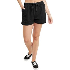 شورت نسائي من Hanes Originals بجيوب ثلاثية المزيج، خفيف الوزن من الجيرسيه، 2.5 بوصة in Kuwait