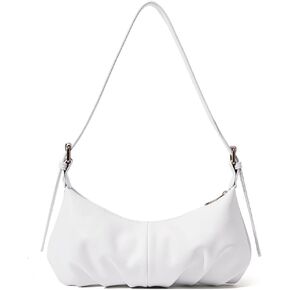 CLUCI Shoulder Bag,Purses for Women Dumpling Small Hobo Bags Vegan Leather Ladies Clutch with Adjustable Strap