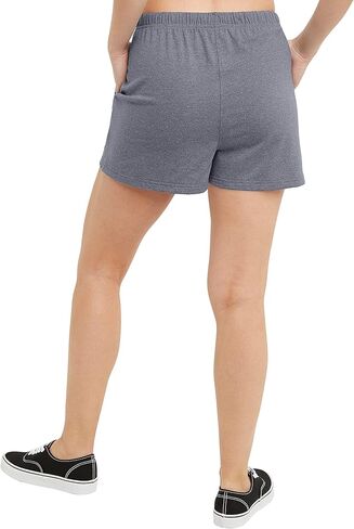 شورت نسائي من Hanes Originals بجيوب ثلاثية المزيج، خفيف الوزن من الجيرسيه، 2.5 بوصة in Kuwait