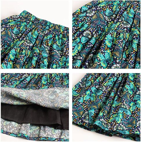 Floral Long Skirt for Girls Toddler & Kids & Teens II Girl's A-Line Maxi Skirts in Kuwait