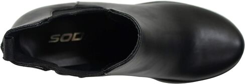 Soda Top Shoes Jaber Ankle Boot W Lug Sole Elastic Gore and Chunky Heel in Saudi Arabia