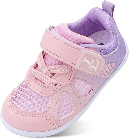 L-RUN Toddler Sneakers Boys Girls Barefoot Summer Walking Shoes Toddler Boy Tennis Shoes Mesh Lightweight in Kuwait