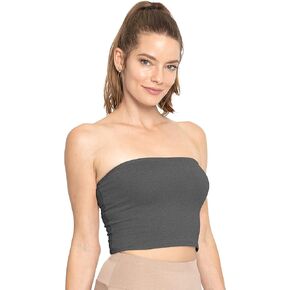 Women's Regular and Plus Size Crop Tube Top | Sizes Small - 5X | Made in The USA