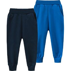 TLAENSON طفل رضيع السراويل الرباط Sweatpants القطن الركض النشط للأطفال الكرتون طباعة 1-Pack / 2-Pack