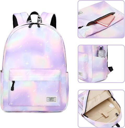 mygreen Casual Style Lightweight Canvas Backpack School Bag Travel Daypack in Kuwait