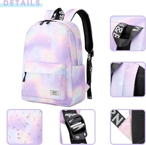 mygreen Casual Style Lightweight Canvas Backpack School Bag Travel Daypack in Kuwait