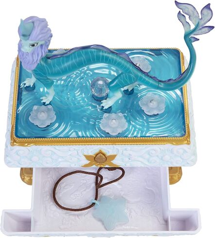 يتميز صندوق مجوهرات رايا آند ذا لاست دراجون سيسو دراجون من ديزني بأضواء وموسيقى متغيرة الألوان in Kuwait