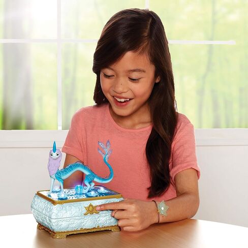 يتميز صندوق مجوهرات رايا آند ذا لاست دراجون سيسو دراجون من ديزني بأضواء وموسيقى متغيرة الألوان in Kuwait
