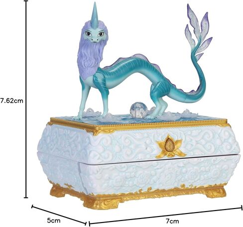 يتميز صندوق مجوهرات رايا آند ذا لاست دراجون سيسو دراجون من ديزني بأضواء وموسيقى متغيرة الألوان in Kuwait