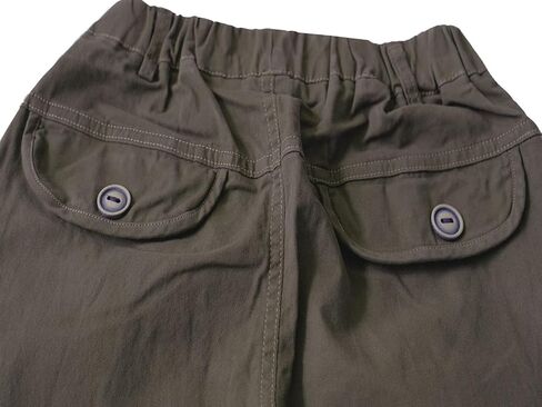 سراويل CAMLAKEE للأولاد قابلة للسحب للأطفال من نسيج قطني مضلع للركض in Kuwait