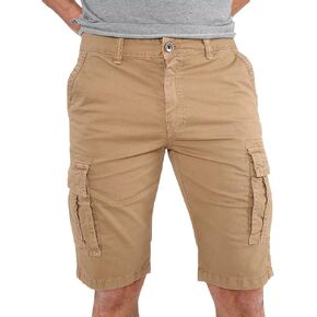 Men’s Twill Cargo Short Cotton Casual Classic Outdoor Work Hiking Short with Multi Pockets in Saudi Arabia