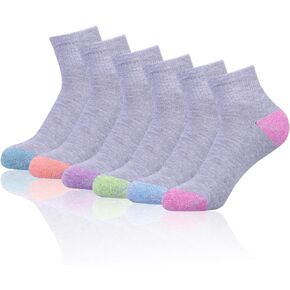 JOYNÉE Ankle Socks Women Low Cut Athletic Running with Cushion for Sports and Casual Use 6-Pairs Pack