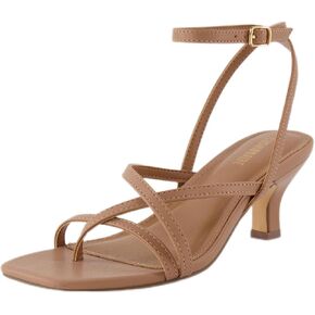 CUSHIONAIRE Women's Kitten heel sandal +Memory Foam and Wide Widths Available
