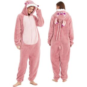 III HHONS Onesie الكبار زي الحيوان منامة هالوين تأثيري ملابس خاصة للنساء/الرجال