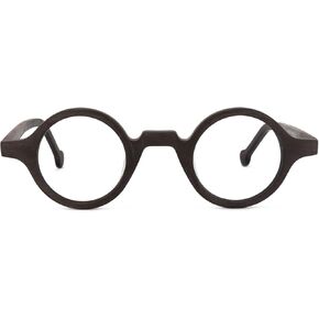 Zeelool خمر نظارات صغيرة مستديرة الضوء الأزرق حجب للرجال النساء الخشب الحبوب خلات نظارات Arale FA0176 in Kuwait