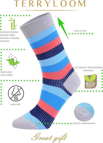 Bamboo Calf Socks for Women Silky Soft Wick-free Comfort Design 4-Pairs Pack in Saudi Arabia