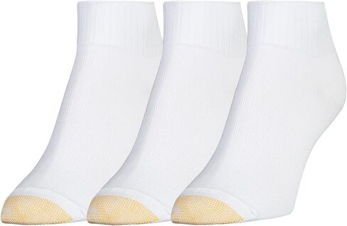GOLDTOE Women's Ultra Soft French Quarter Socks, 3-Pairs in Kuwait
