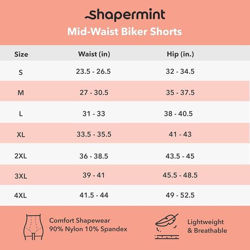 SHAPERMINT شورت طويل أسود كاجوال بخصر متوسط ​​للنساء - مقاس صغير إلى مقاس كبير in Kuwait