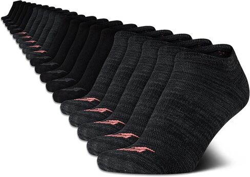 Avia Women's Athletic Performance Cushioned No-Show Low Cut Ankle Socks (20 Pack) in Kuwait