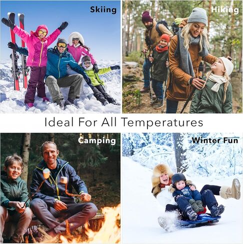 DG Hill Merino Wool Socks for Men Women - 3 or 6 Pairs 80% Wool - Hiking Socks Warm Socks Crew Style Thermal Moisture Wicking in Kuwait