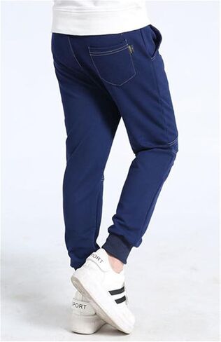 Rysly Boys Cotton Sweatpants Kids Casual Jogger Pants Tapered Ankle Pants in Kuwait