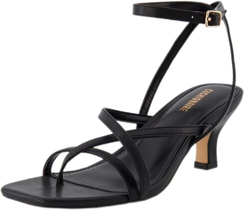 CUSHIONAIRE Women's Kitten heel sandal +Memory Foam and Wide Widths Available in Kuwait