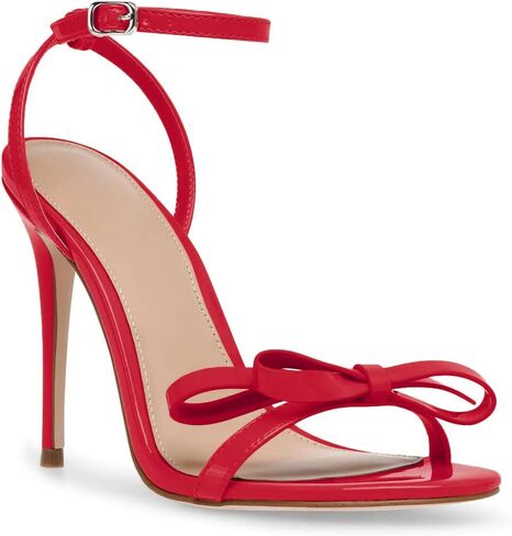 أحذية حفلات PiePieBuy بكعب عالٍ وفيونكة وكعب عالٍ مع إبزيم مفتوح عند أصابع القدم وكعب عالي مدبب, أحمر, 40 EU in Kuwait