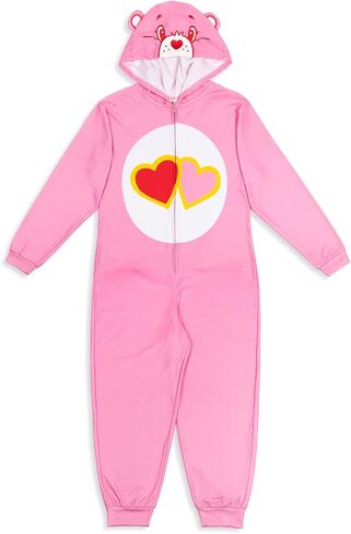 Care Bears Grumpy Bear Good Luck Bear Funshine Bear Always There Bear Fleece Zip Up Costume Pj Coverall Adult in Kuwait