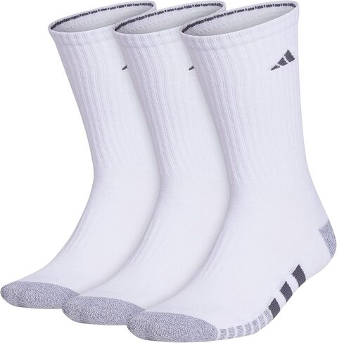 adidas Men's Cushioned Crew Socks Above The Ankle Fit with Arch Compression (3-Pair) in Saudi Arabia