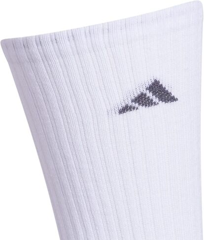 adidas Men's Cushioned Crew Socks Above The Ankle Fit with Arch Compression (3-Pair) in Saudi Arabia