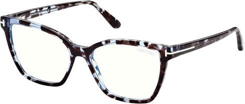 Tom Ford FT 5812-B BLUE BLOCK Blue Havana/Blue Filter 53/15/140 women Eyewear Frame in Saudi Arabia