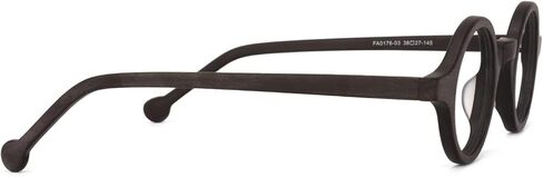 Zeelool خمر نظارات صغيرة مستديرة الضوء الأزرق حجب للرجال النساء الخشب الحبوب خلات نظارات Arale FA0176 in Kuwait