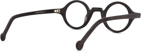 Zeelool خمر نظارات صغيرة مستديرة الضوء الأزرق حجب للرجال النساء الخشب الحبوب خلات نظارات Arale FA0176 in Kuwait