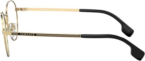 Versace VE 1279 1002 Gold Metal Round Eyeglasses 51mm in Saudi Arabia