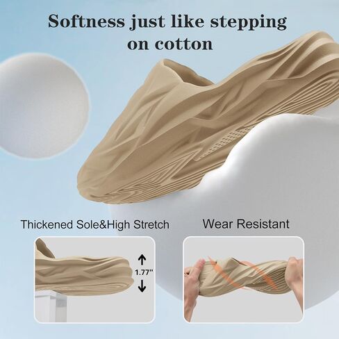 Spesoul Cloud Slides for Men Women Soft Thick Sole Pillow Slide Sandals Recovery Foam Slippers for House Shower Pool Beach Indoor Outdoor Walking in Saudi Arabia