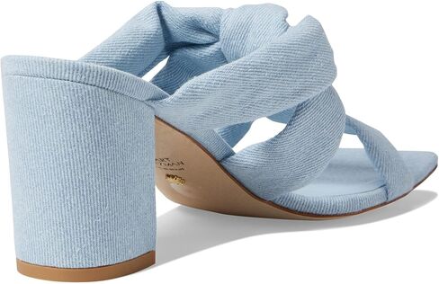 Stuart Weitzman Women's Playa 75 Knot Block Slide Tan in Kuwait