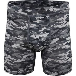 New Balance Men's Dry Fresh 6" Boxer Brief Underwear with Bonded Pocket in Saudi Arabia