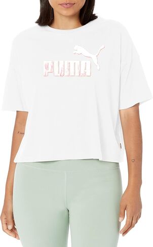 PUMA Women's Essentials Cropped Logo Tee in Saudi Arabia
