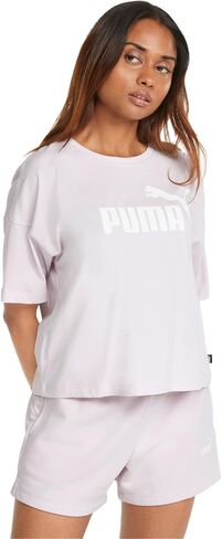 PUMA Women's Essentials Cropped Logo Tee in Saudi Arabia