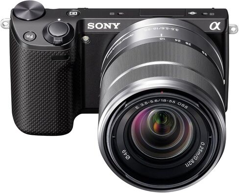 Sony NEX-5RK/B 16.1 MP Mirrorless Digital Camera with 18-55mm Lenses (Black) in Saudi Arabia