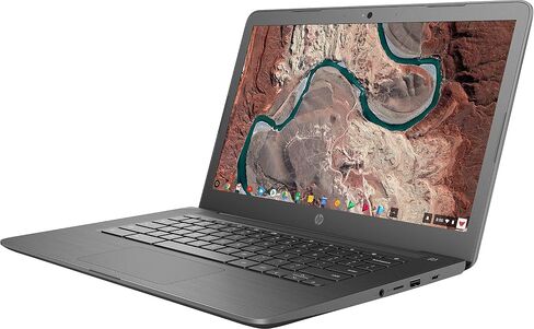 HP 14-CA023NR Chromebook 14" IPS HD (1366x768) Intel Celeron N3350, Intel HD Graphics 500, 4GB RAM, 32GB eMMC Hard Drive, Chrome OS, Chalkboard Gray (Renewed) in Saudi Arabia