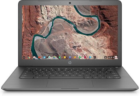 HP 14-CA023NR Chromebook 14" IPS HD (1366x768) Intel Celeron N3350, Intel HD Graphics 500, 4GB RAM, 32GB eMMC Hard Drive, Chrome OS, Chalkboard Gray (Renewed) in Saudi Arabia