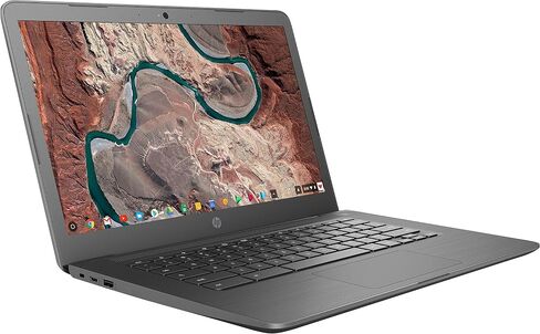 HP 14-CA023NR Chromebook 14" IPS HD (1366x768) Intel Celeron N3350, Intel HD Graphics 500, 4GB RAM, 32GB eMMC Hard Drive, Chrome OS, Chalkboard Gray (Renewed) in Saudi Arabia