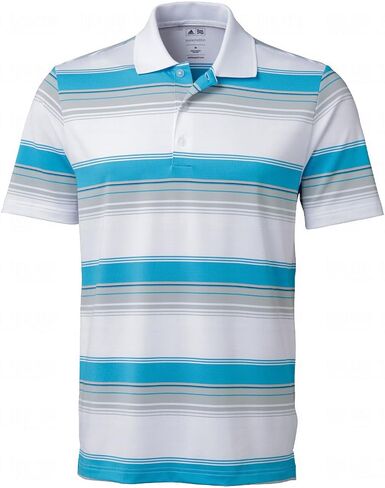 تي شيرت بولو رجالي من adidas Golf بتصميم مقلم من Puremotion Merch in Kuwait