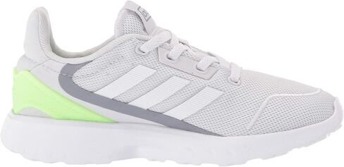 adidas Unisex-Adult Nebula Zed K Sneaker, Dash Grey/FTWR White/Signal Green, 11.5K M US in Saudi Arabia